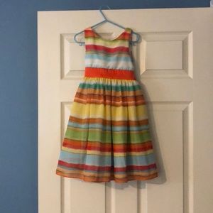 Bonnie Jean colorful spring/summer dress